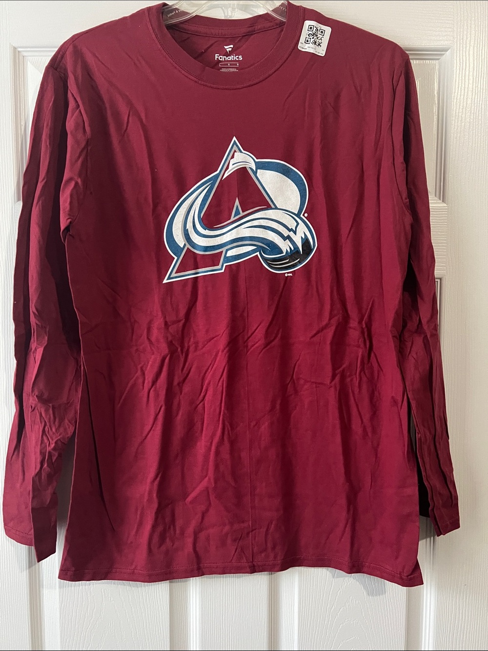 Fanatics Colorado Avalanche Maroon Long Sleeve Shirt